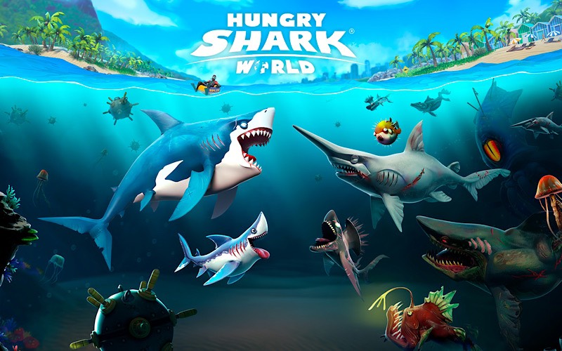 Game offline Hungry Shark World