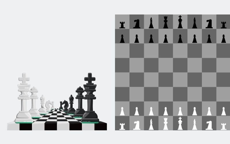 Cách chơi cờ vua cho người mới bắt đầu từ việc xếp đội hình