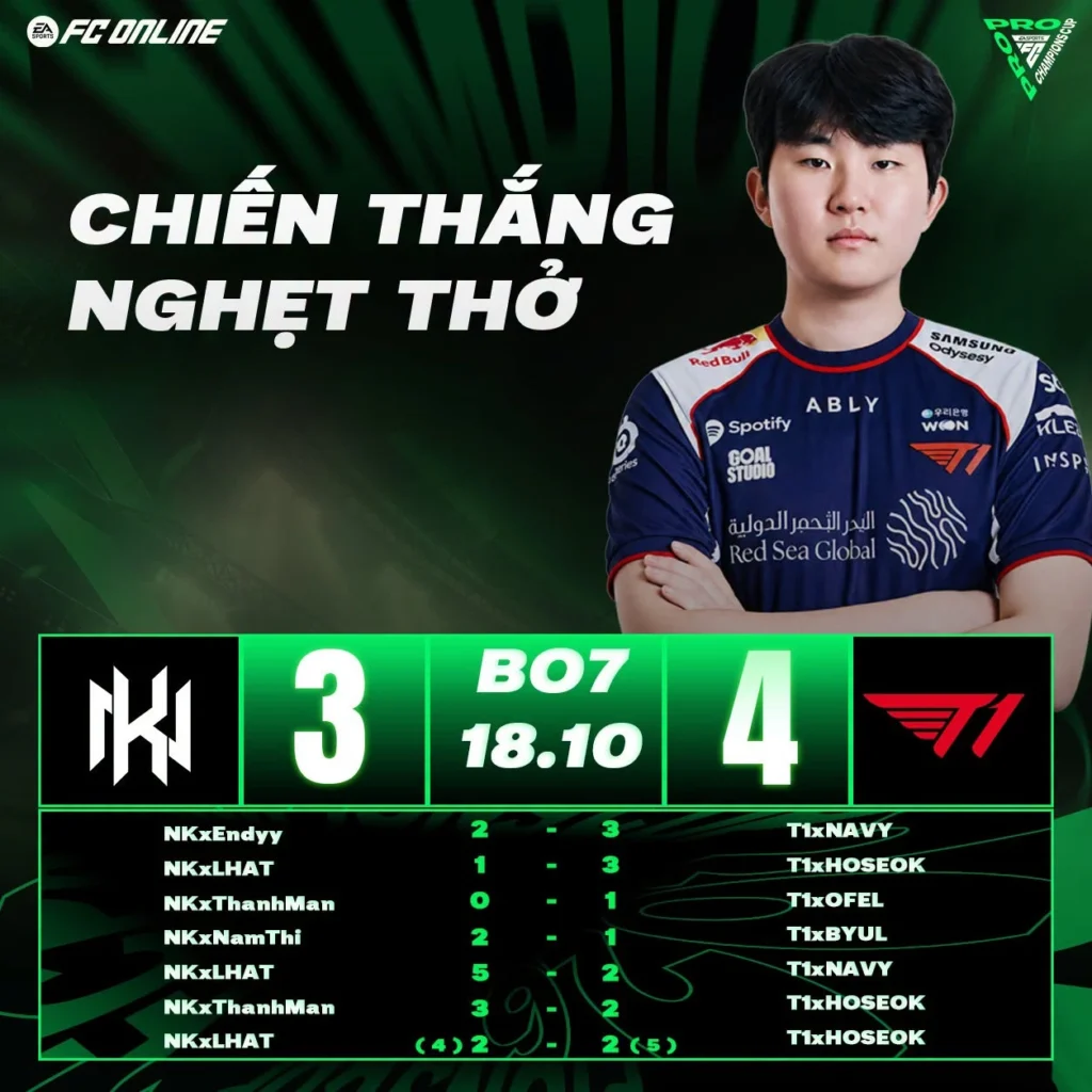Diễn biến nghẹt thở của trận chung kết giữa NK và T1