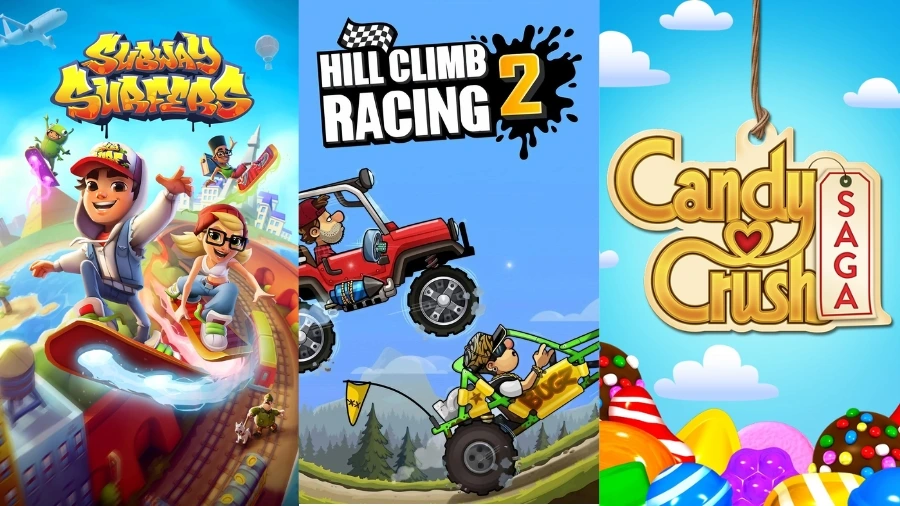 Game đua xe, chạy vô tận và giải đố