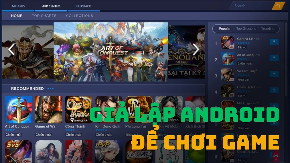 Giả lập Android để chơi game cho máy yếu