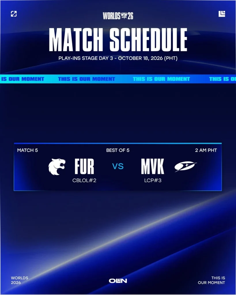 MVK Esports sẽ tái đấu với FURIA vào ngày 18/10