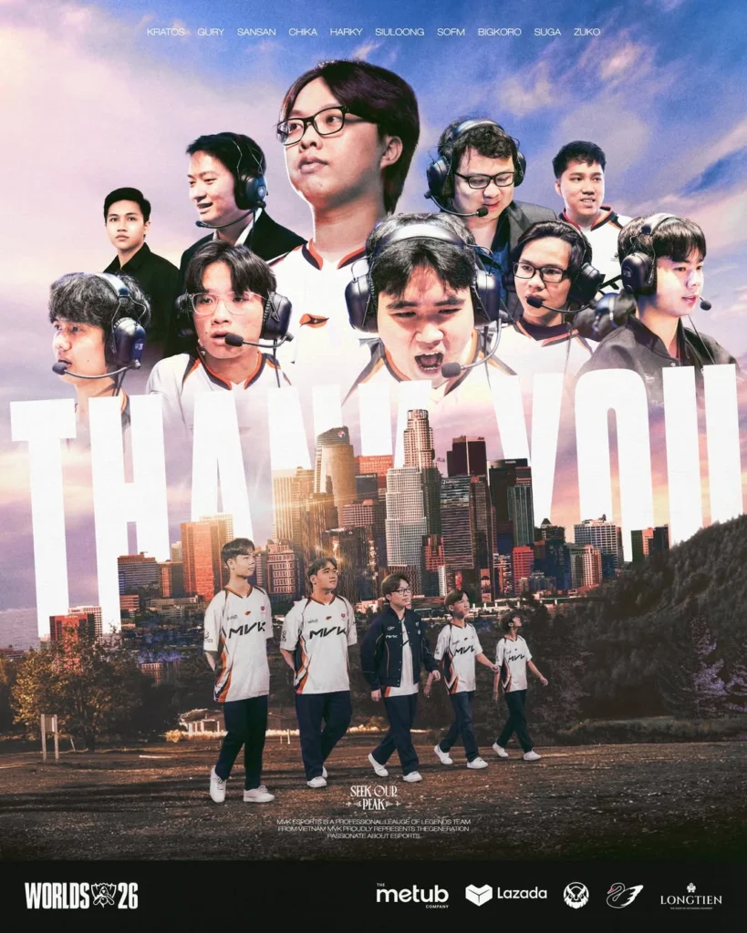 Tổng kết hành trình của MVK Esports tại CKTG 2026
