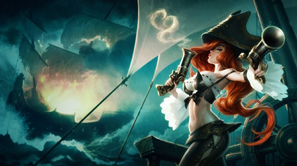 Xạ thủ đường dưới Miss Fortune được tăng sát thương cho chiêu E và chiêu cuối